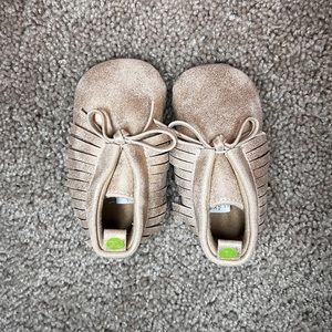 Rose Gold Size1/Newborn Moccasins